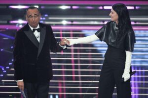 Carlo Conti e Laura Pausini