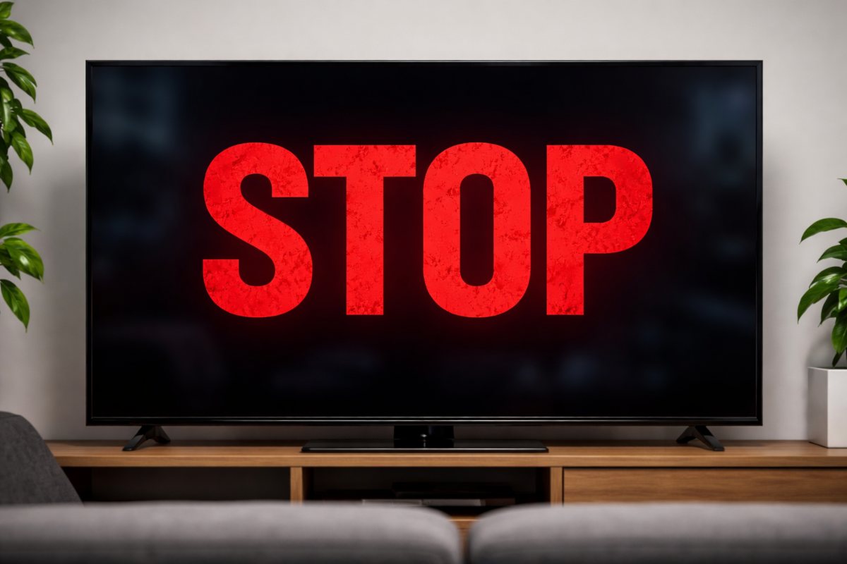 Stop tv